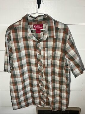 Browning Plaid Short-Sleeve Button-Down Shirt